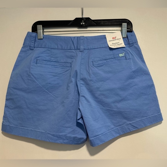 NWT Woman’s Sz: 2 Vineyard Vines Cornflower Blue 5 Inch Inseam Every Day Shorts. - Picture 3 of 10